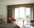 G�stezimmer mit Balkon und Meerblick