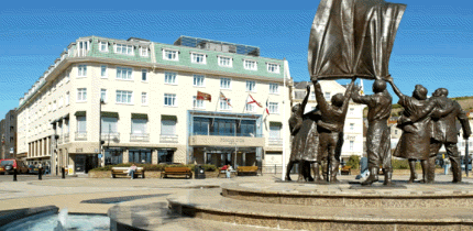 CVity-Lage in St. Helier - das Pomme d'Or Hotel